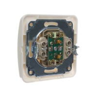 Розетка телевизионная одноместная Luazon Lighting "Орион", скрытая, белая