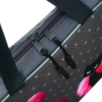 Папка с ручками текстильная А4, 370 х 280 х 60 мм, Stavia "Чёрная кошка" розовый Папка с ручками текстильная А4, 370 х 280 х 60 мм, Stavia "Чёрная кошка" розовый