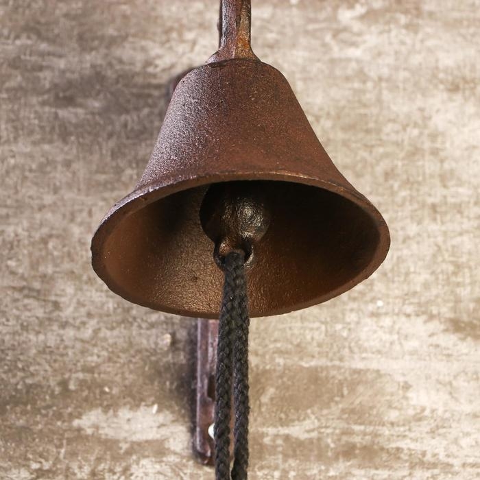 Колокол сувенирный металл Колокол сувенирный металл "Два филина на ветке" 21х16х10 см