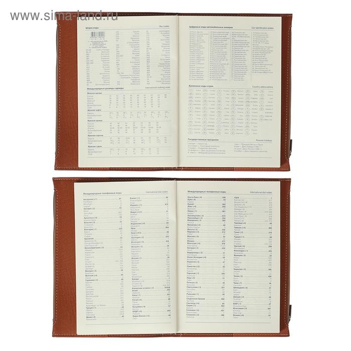 Органайзер А5, 120 листов в клетку, с хлястиком, с карманом, обложка ПВХ, МИКС