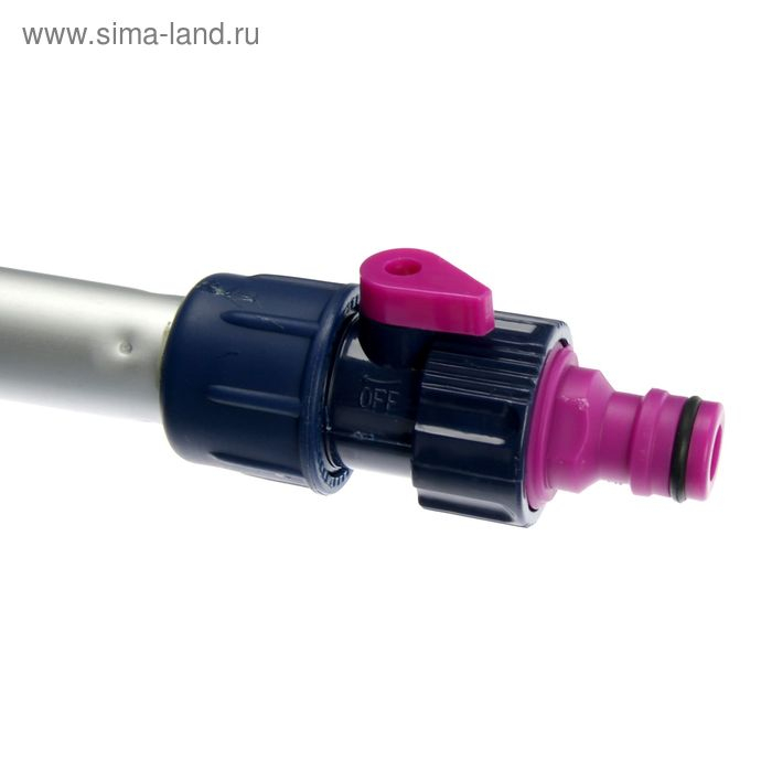 Щетка для мытья CityUp, CU-610, телескопическая, 99-160 см, под шланг, с краном