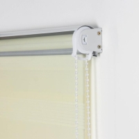 Штора рулонная &laquo;День-ночь. Волна&raquo;, 60&times;180 см (с учётом креплений 3,5 см), цвет бежевый