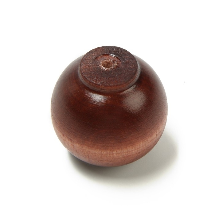 Ручка-кнопка Алапаевск, «Шар», цвет под дерево Ручка-кнопка Алапаевск, «Шар», цвет под дерево