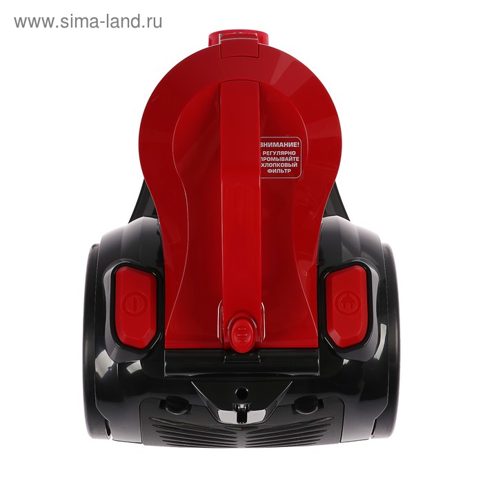 Пылесос Centek CT-2536, 2400/ 420 Вт, НEPA-фильтр, чёрно-красный