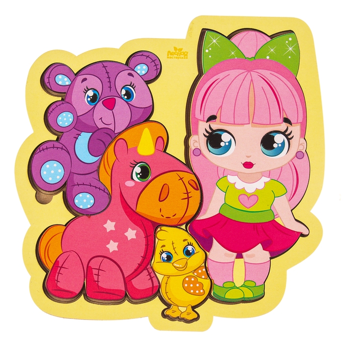 Головоломка &laquo;Игрушки&raquo; для самых маленьких