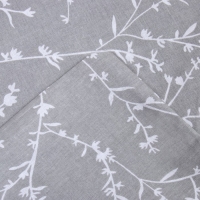 Комплект постельного белья LoveLife 1.5 сп "Ветви" цв.серый, 147*210,150*215,70*70 -1 шт,100% хлопок,бязь 120 г/м2