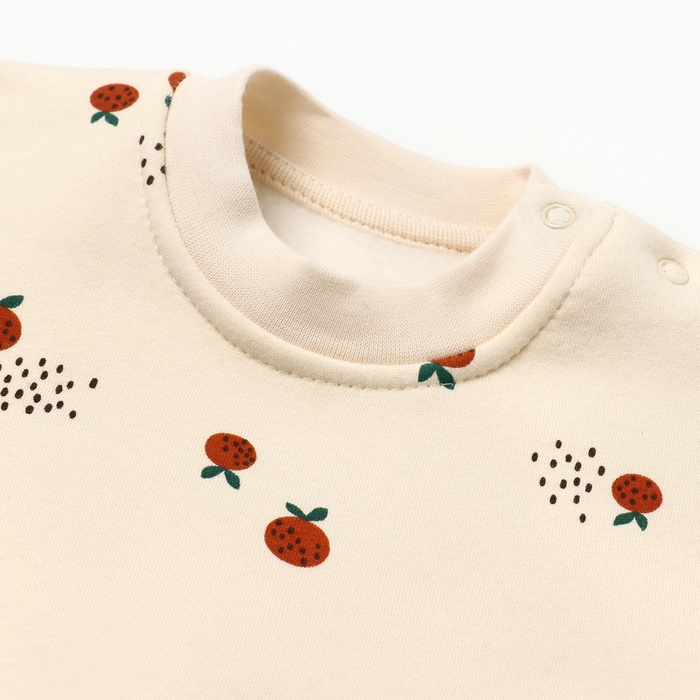 Костюм: толстовка и брюки Крошка Я Oranges  р. 92-98, зеленый