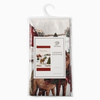 Новый год. Полотенце Этель "Happy Holidays" 40х73 см, 100% хлопок, саржа 190 г/м2