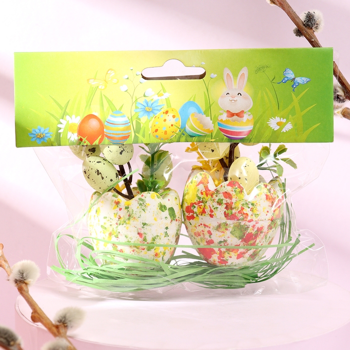Набор для декора пасхальный &laquo; Яйца&raquo; 5 &times; 12 &times; 10 см
