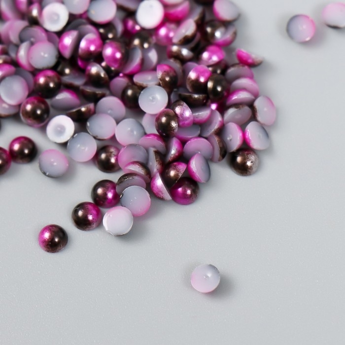 Декор "Градиент фиолетовый" d=4 мм 10г 200 шт 5х2,5 см МИКС