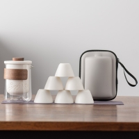 Набор для чайной церемонии 7 предметов на 6 персон: чашка 50 мл, чайник 400 мл, белый Набор для чайной церемонии 7 предметов на 6 персон: чашка 50 мл, чайник 400 мл, белый