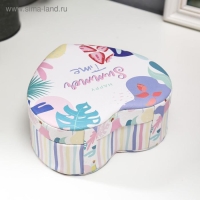 Шкатулка кожзам для украшений сердце "Лето в разгаре" 7х14х17 см Шкатулка кожзам для украшений сердце "Лето в разгаре" 7х14х17 см