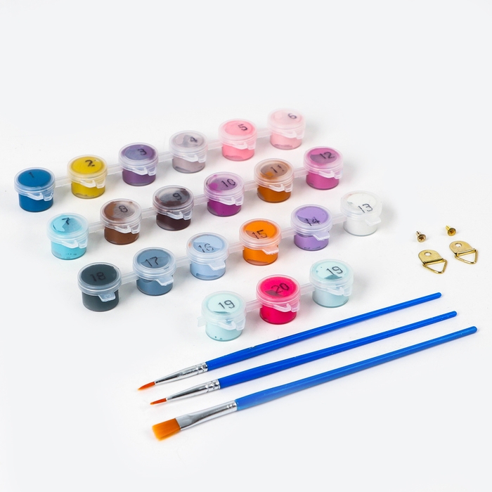 Картина по номерам панно &laquo;Цветение сакуры&raquo;, 30 х 50 см