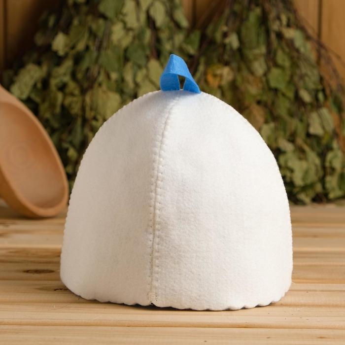 Шапка для бани с аппликацией Шапка для бани с аппликацией "Афелия"