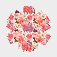 Коробка складная &laquo;Яркие цветы&raquo;, 15 х 13 х 6 см