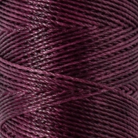 Нитки вощёные, круглые, 300D/3, 0,35 мм, 60 &plusmn; 2 м, цвет сливовый