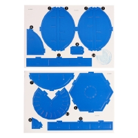 Конструктор из пенокартона «Строение Земли», 40 деталей Конструктор из пенокартона «Строение Земли», 40 деталей