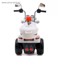 Детский электромобиль &laquo;Чоппер&raquo;, цвет белый