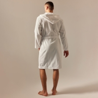 Халат махровый с капюшоном мужской SL HOME: Basic "Блан де Блан", размер M, 100% хлопок, 420 г/м2 98 Халат махровый с капюшоном мужской SL HOME: Basic "Блан де Блан", размер M, 100% хлопок, 420 г/м2 98