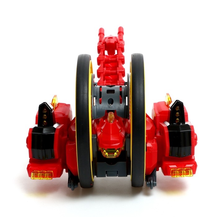 Машинка-перевёртыш &laquo;Скорпион&raquo;, работает от аккумулятора, цвет красный