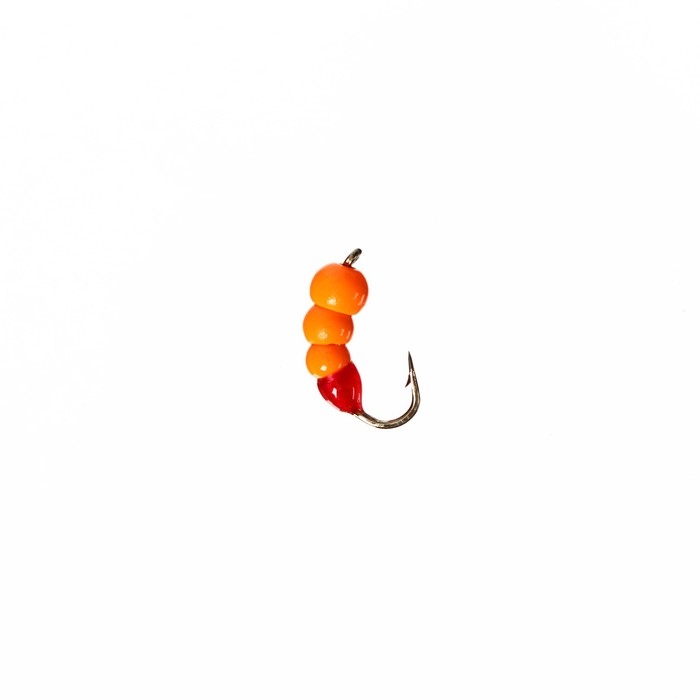 Мормышка вольфрам Marlin's Мураш №3, 4 мм, 1 г, цвет оранжевый, 10 шт.