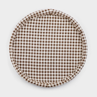 Корзинка для подачи Доляна &laquo;Домашний уют&raquo;, d=35,5 см, цвет коричневый