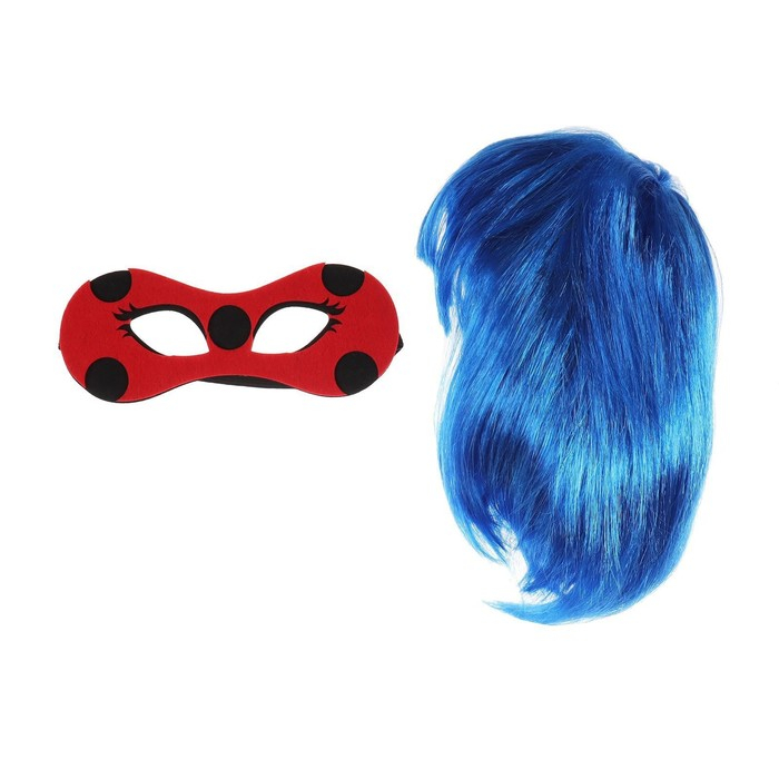 Карнавальный набор «Леди Баг» маска, парик Карнавальный набор «Леди Баг» маска, парик
