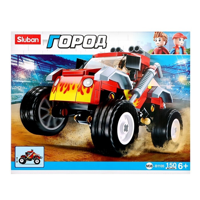Конструктор внедорожник &laquo;Бигфут&raquo; Sluban Город, 150 деталей, 6+