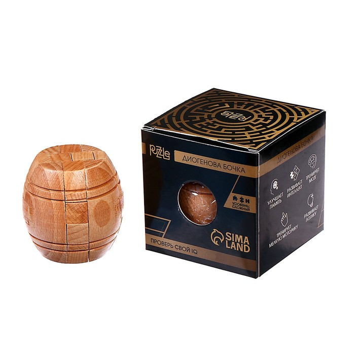 Головоломка деревянная Игры разума «Диогенова бочка» Головоломка деревянная Игры разума «Диогенова бочка»
