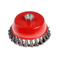 Щетка металлическая для УШМ ЛОМ, крученая проволока, "чашка", М14, 125 мм Щетка металлическая для УШМ ЛОМ, крученая проволока, "чашка", М14, 125 мм