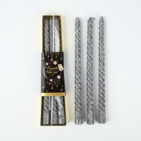 Новогодние свечи витые &laquo;Новый год: Счастливого нового года&raquo; 3 шт