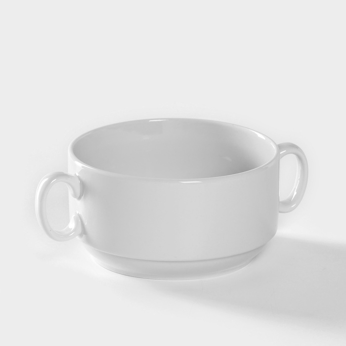 Чашка фарфоровая для бульона &laquo;Уют&raquo;, 470 мл, d=11,7 см