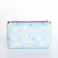 Сумка детская для девочки на молнии, цвет голубой