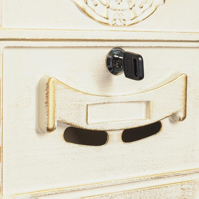 Ящик почтовый №4010В, Антик белый Ящик почтовый №4010В, Антик белый