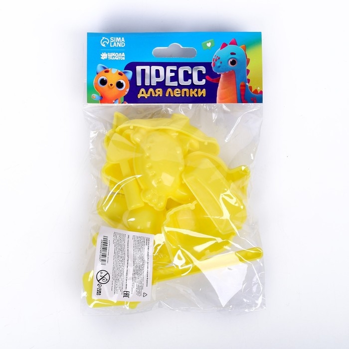 Формочки для лепки, 9 шт. + 2 инструмента, цвет МИКС