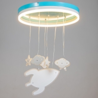 Люстра "Космос" LED 58Вт 4000К бело-голубой 50х50х60 см BayerLux Люстра "Космос" LED 58Вт 4000К бело-голубой 50х50х60 см BayerLux