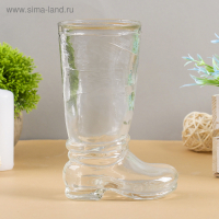 Ваза "Ботфорт" прозрачная d=8.5см h=18,5х11см, 0,46л Ваза "Ботфорт" прозрачная d=8.5см h=18,5х11см, 0,46л