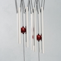 Музыка ветра металл "Спокойствие" серебро 8 трубок 67 см Музыка ветра металл "Спокойствие" серебро 8 трубок 67 см