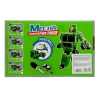 Конструктор винтовой &laquo;Мусоровоз&raquo;, 2 в 1 робот-машина