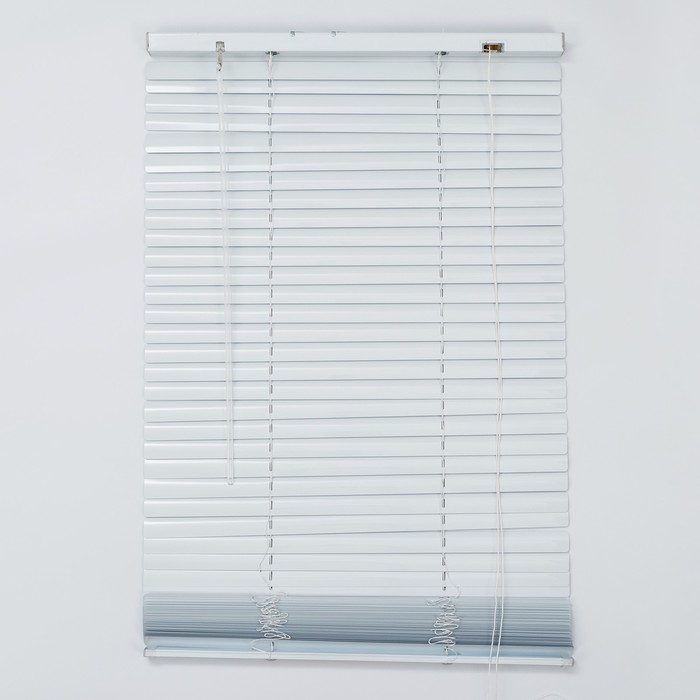 Жалюзи горизонтальные 80&times;160 см, цвет белый