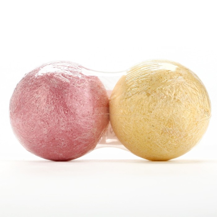 Подарочный набор косметики «Фрут», бомбочки для ванны 2 х 130 г, КЛАДОВАЯ КРАСОТЫ Подарочный набор косметики «Фрут», бомбочки для ванны 2 х 130 г, КЛАДОВАЯ КРАСОТЫ