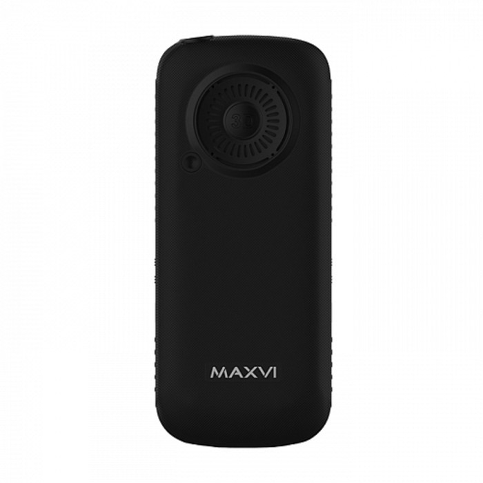 Сотовый телефон Maxvi B21ds, 2.4",1.3Мп, microSD, 2sim, FM, SOS, док.станция,1600мАч,черный