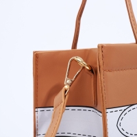 Сумка женская, тоут на молнии, цвет коричневый Сумка женская, тоут на молнии, цвет коричневый