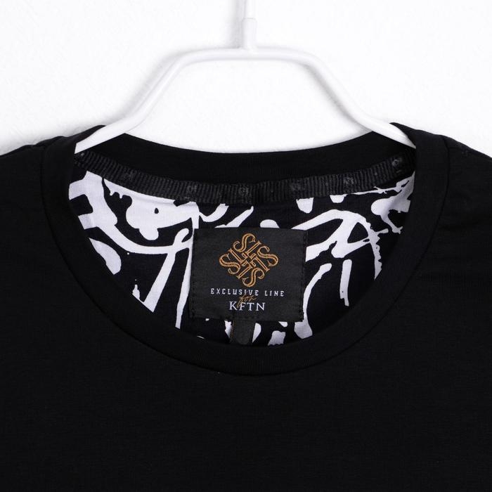 Футболка SL Fashion, 46, чёрный Футболка SL Fashion, 46, чёрный