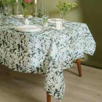 Скатерть Доляна Apple flowers 146х250 см, 100% хлопок, рогожка 164 г/м2 Скатерть Доляна Apple flowers 146х250 см, 100% хлопок, рогожка 164 г/м2