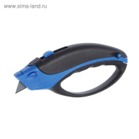 Нож универсальный ТУНДРА, 2К корпус, защита руки, трапециевидное лезвие (2 лезвия), 19 мм Нож универсальный ТУНДРА, 2К корпус, защита руки, трапециевидное лезвие (2 лезвия), 19 мм