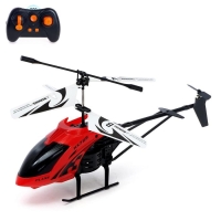 Вертолёт радиоуправляемый &laquo;Эксперт&raquo;, работает от аккумулятора, цвет красный