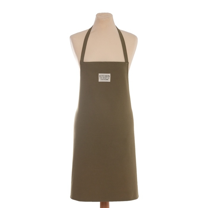 Фартук Этель Kitchen 60х70 см, цвет зелёный, 100% хлопок, саржа 220 г/м2