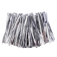 Клип-лента, набор 500 шт., длина 1 шт. — 8 см, цвет серебряный Клип-лента, набор 500 шт., длина 1 шт. — 8 см, цвет серебряный