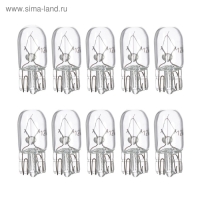 Галогенная лампа Cartage T10 W5W, 5 Вт, 12 В, набор 10 шт